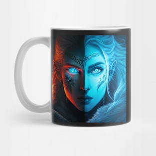 Viking Female Frost and Fire Mug